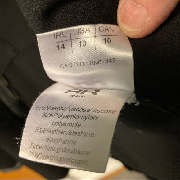 RIANI Sz 10 Light Jacket with Embellishments and Pockets Made in Poland - Picture 10 of 14